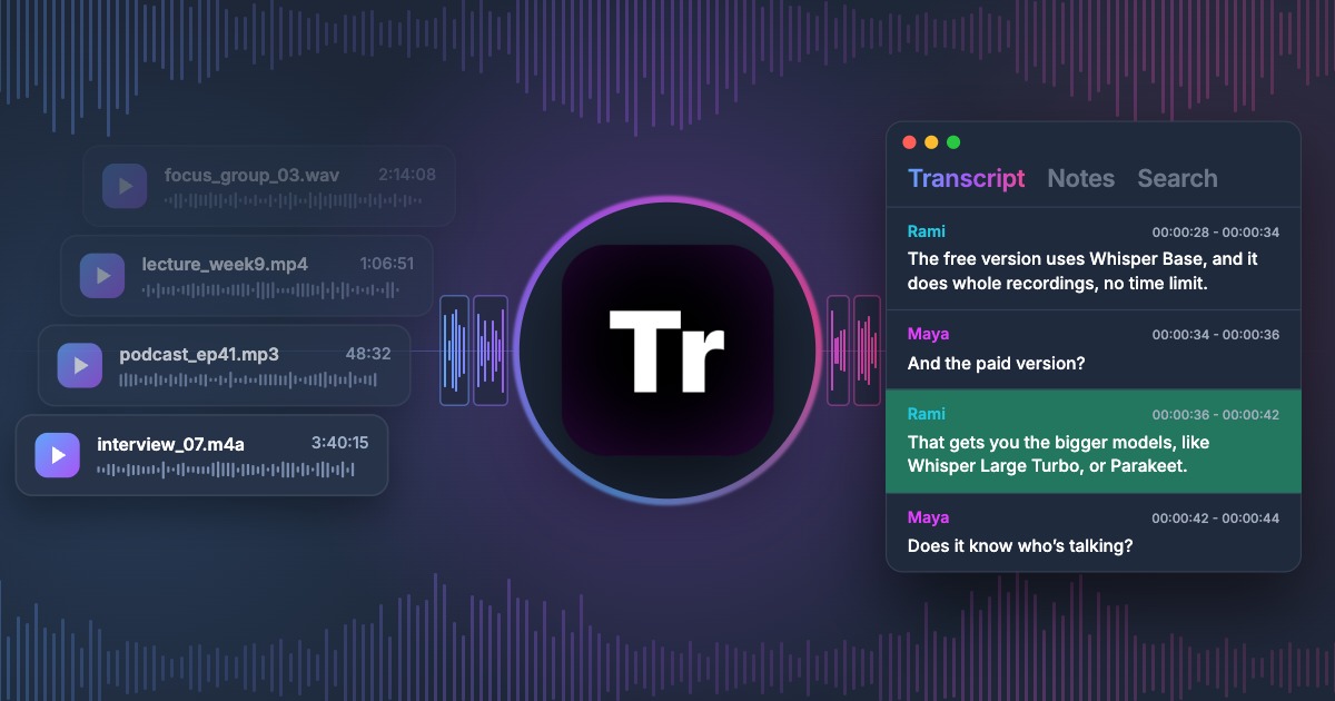 Free Transcription App: Unlimited Transcriptions With Whisper Base